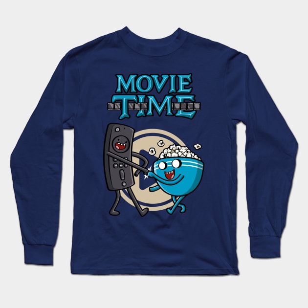 Home Movie Time Long Sleeve T-Shirt by Olipop